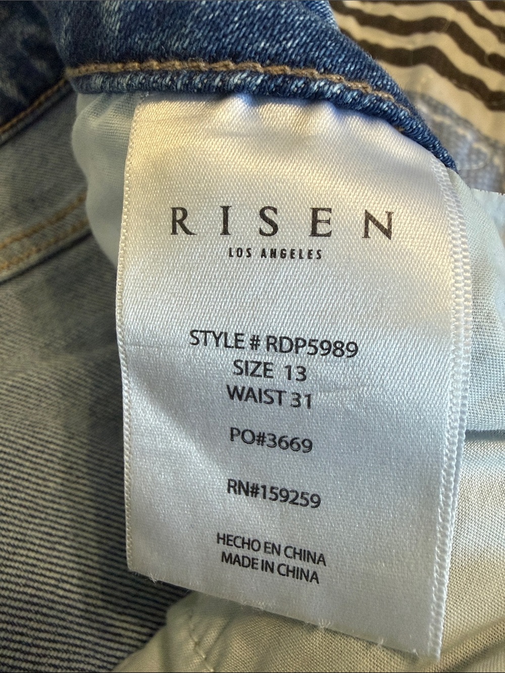 Wide-Leg Paneled Jeans in Light Blue Denim New without tags Never worn - Picture 5 of 9
